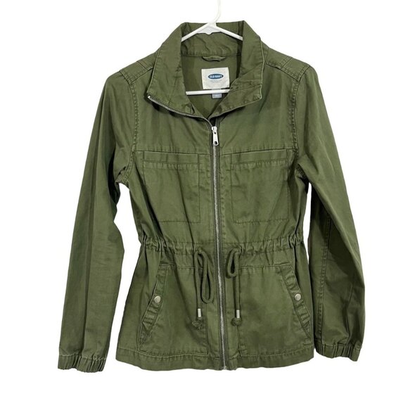 Old Navy Green Twill Utility Jacket Twilight core Bella Swan New Moon Size XS - Picture 1 of 6